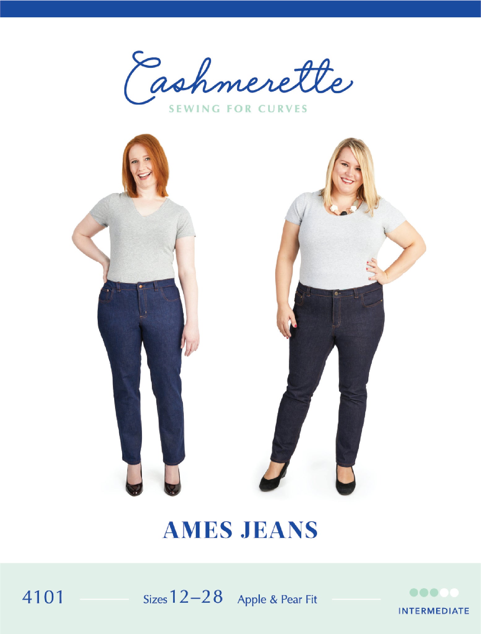 Ames Jeans Paper Pattern - Cashmerette