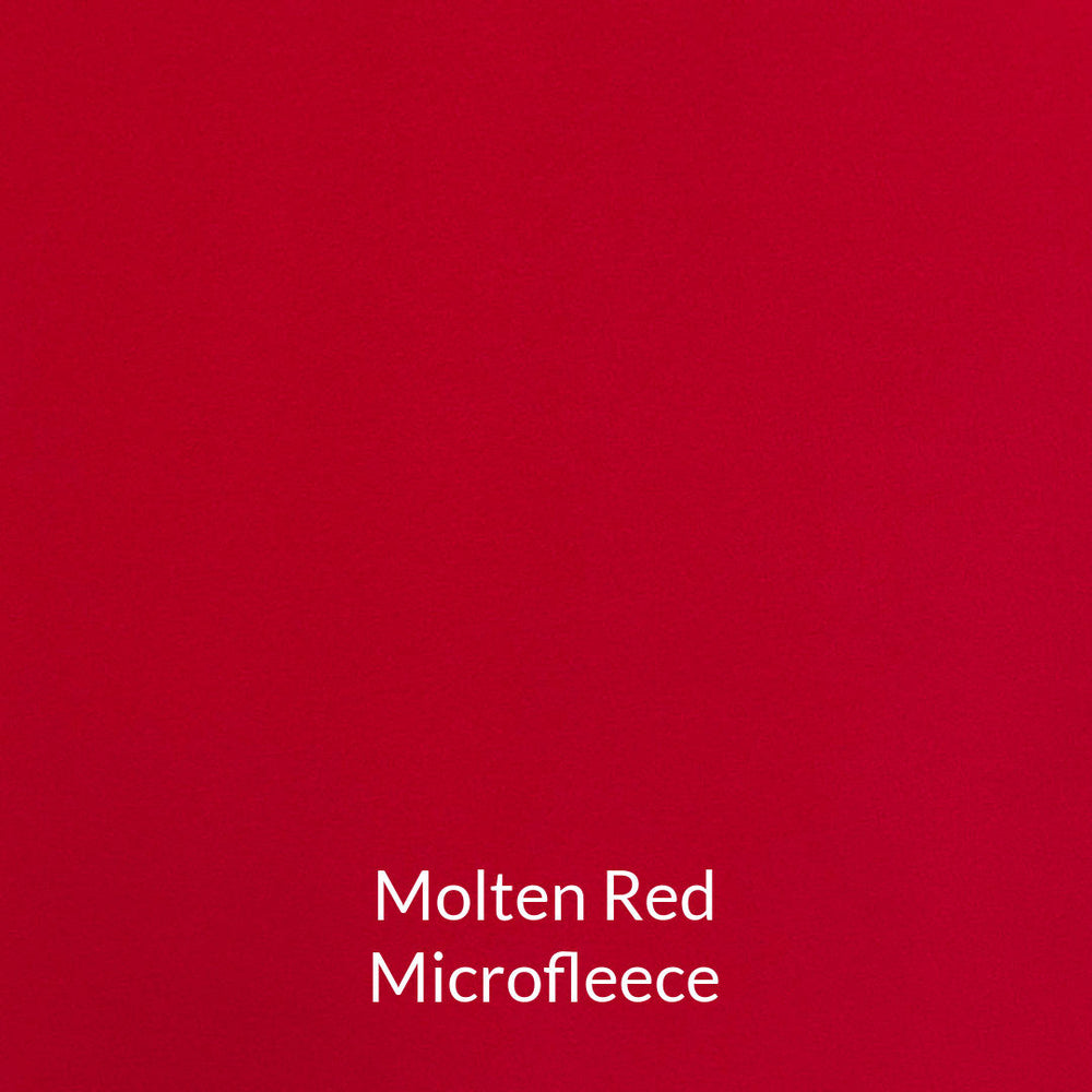 red microfleece polartec fabric