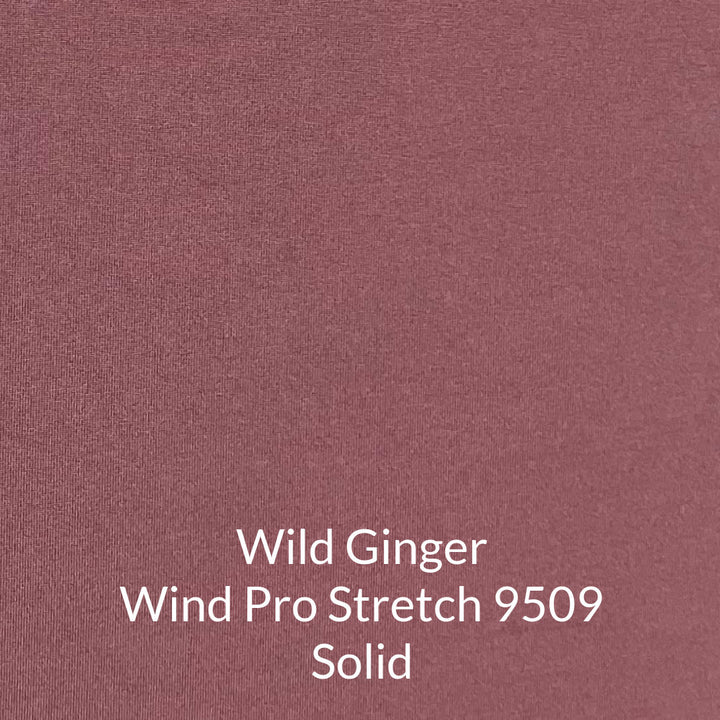 Wild Ginger Deep Mauve Polartec DWR Hardface Windpro Stretch Fleece