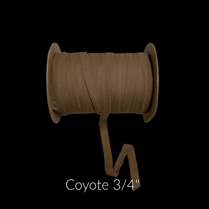 coyote light brown fold over elastic