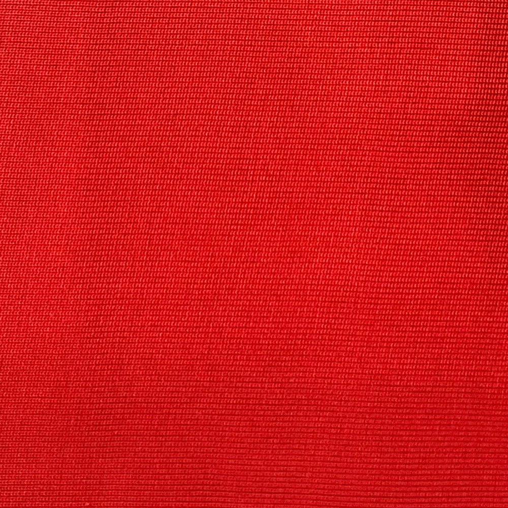 red rugged rib fabric