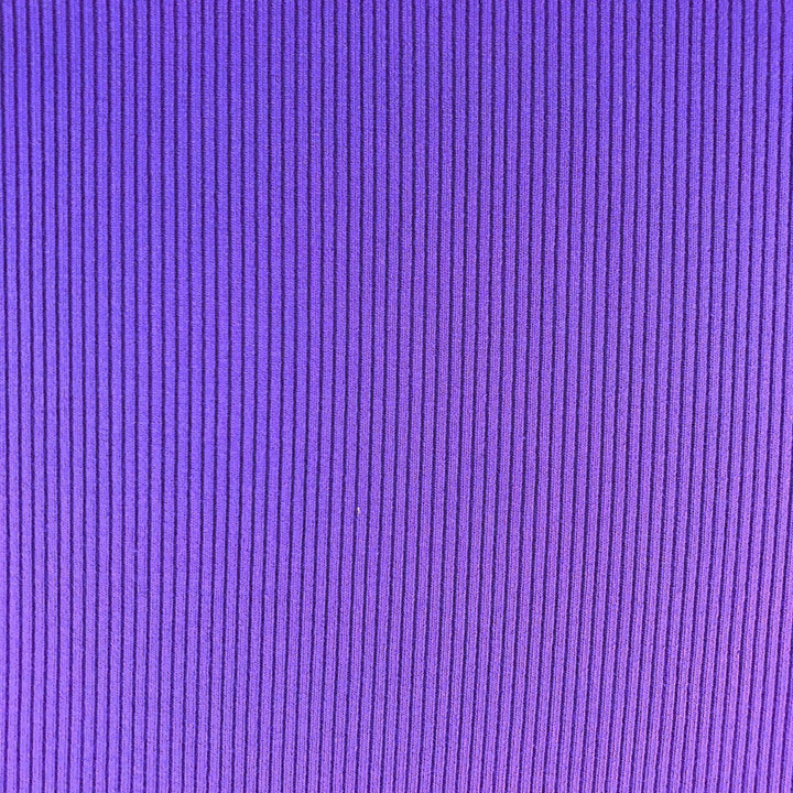 Violet Shadow Soft, Comfortable Rib Trim Fabric