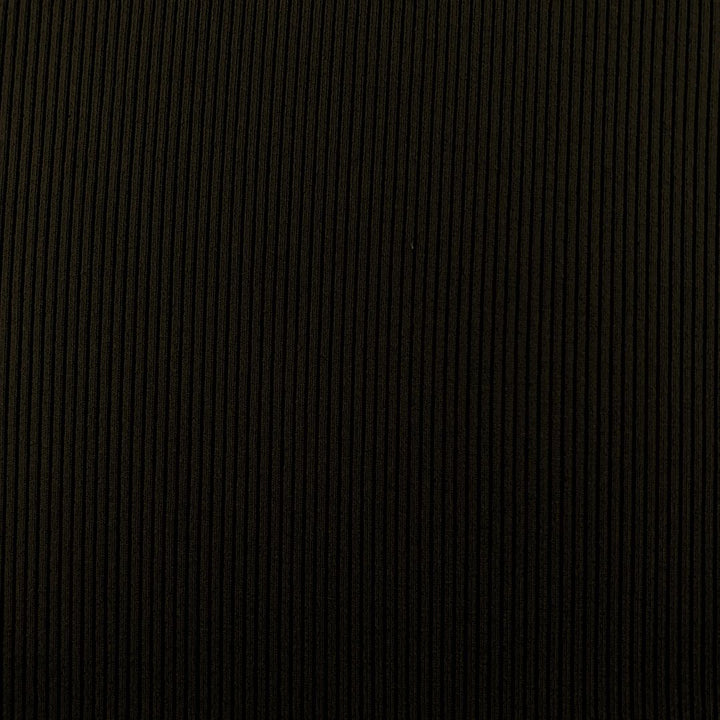 Black Soft, Comfortable Rib Trim Fabric