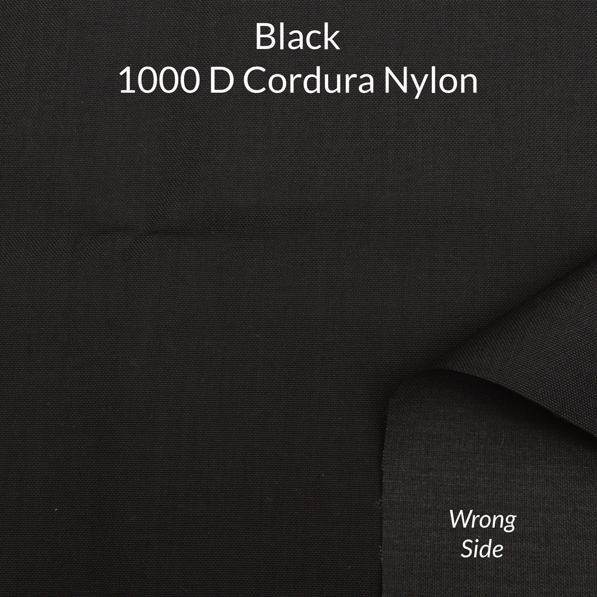 タデクイ　2 hour tripper / CORDURA®︎ / Black Cordura® Classic Fabric - Black | JT's Outdoor Fabrics