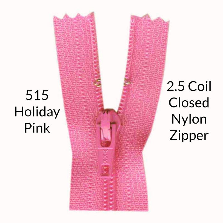 2.5 Lightweight Closed Colored Zippers