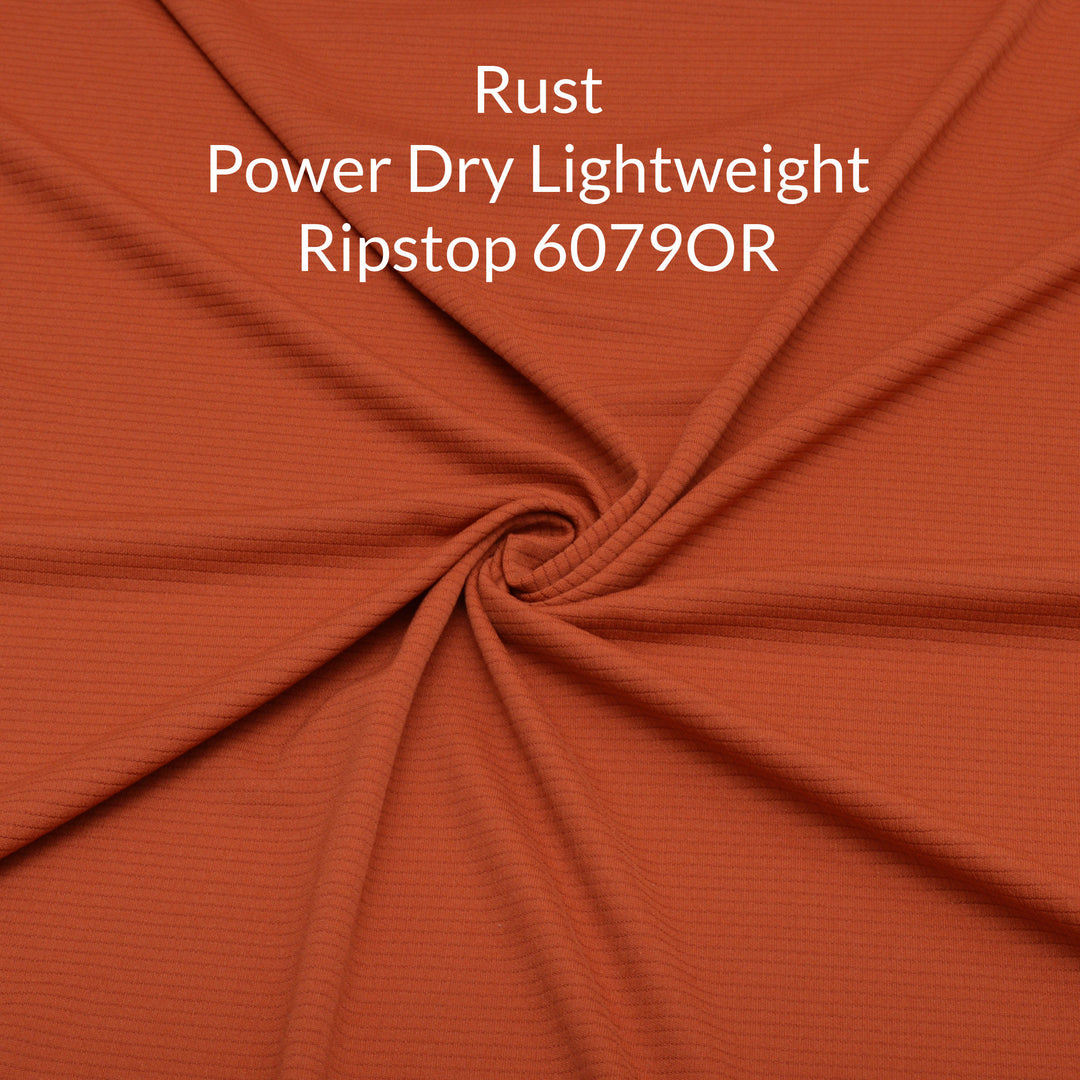 rust polartec ripstop power dry lightweight