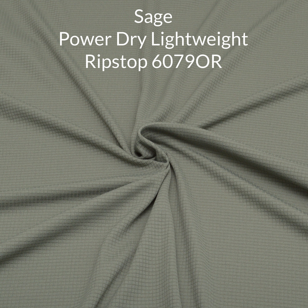 Sage greyish green polartec power dry lightweight