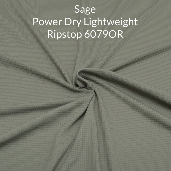 Sage greyish green polartec power dry lightweight