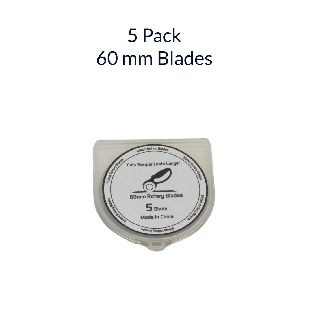 5 pack of 60 mm rotary cutter blades