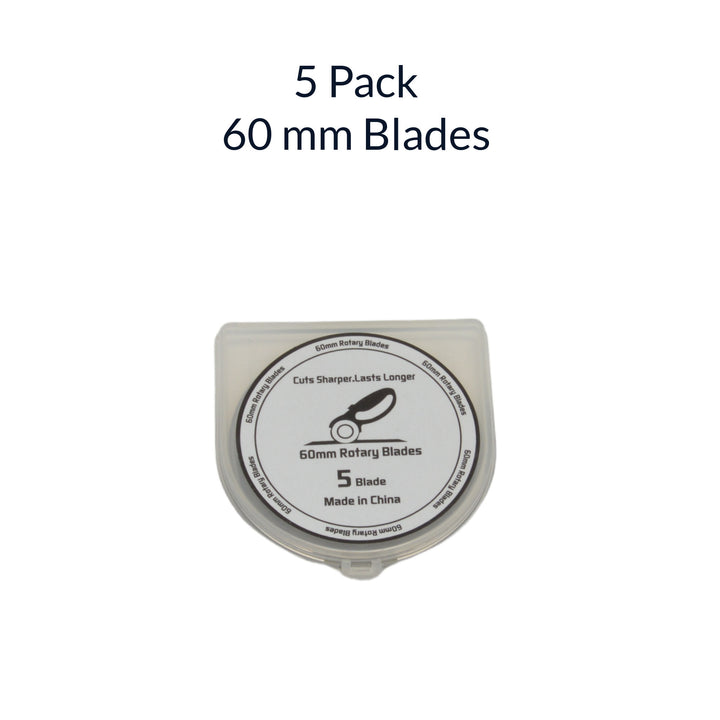 5 pack of 60 mm rotary cutter blades