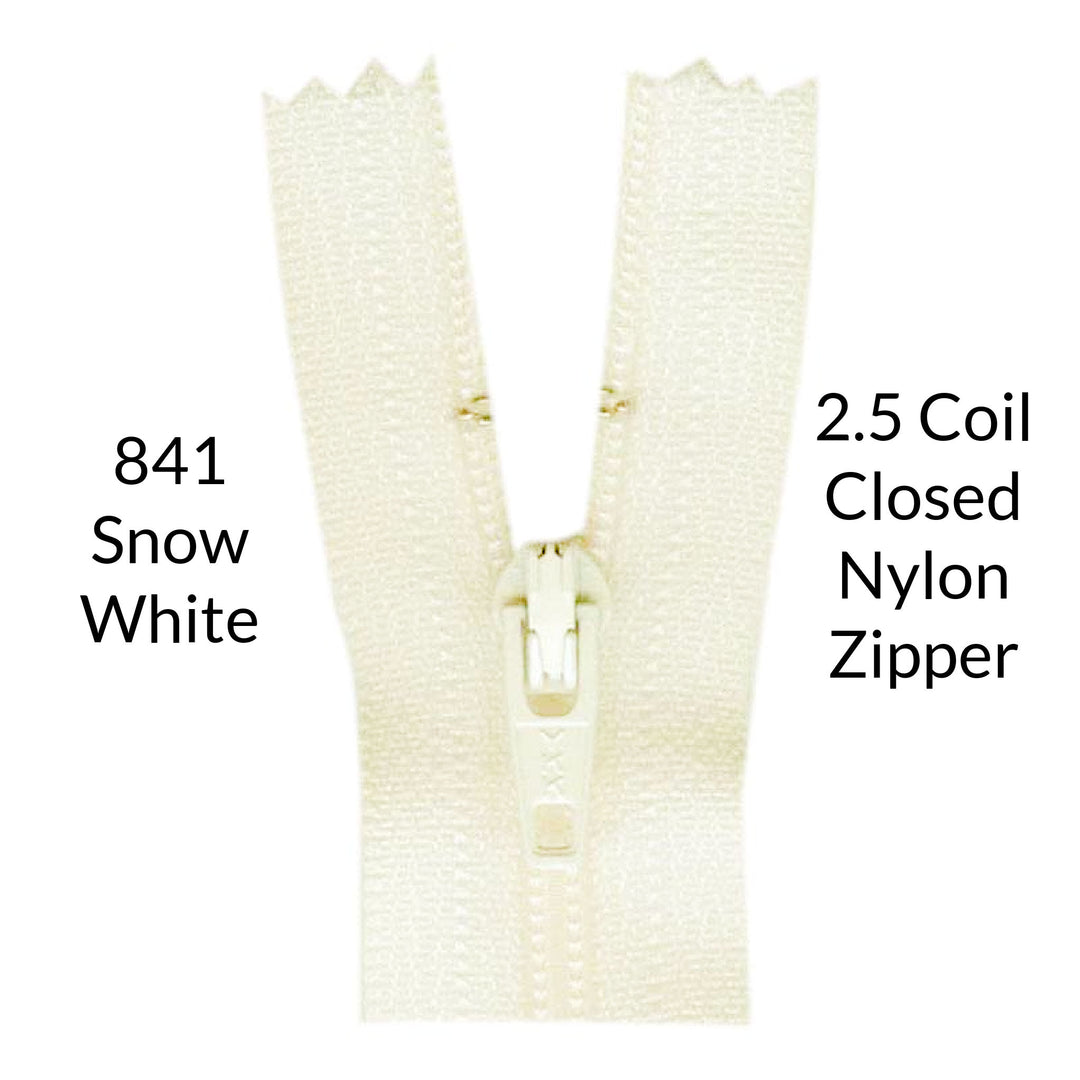 2.5 Lightweight Closed Colored Zippers