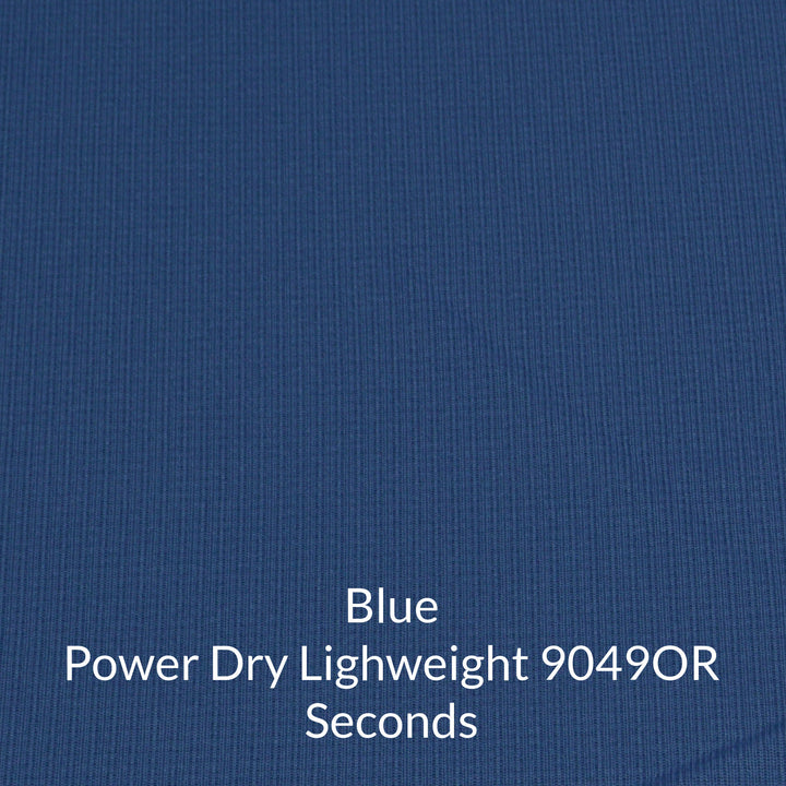 Medium blue polartec power dry lightweight seconds