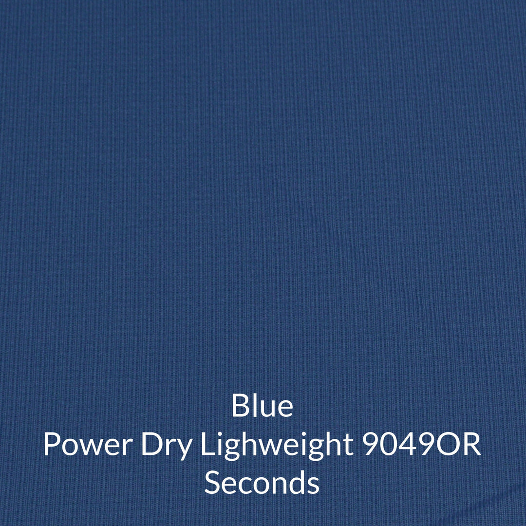 Medium blue polartec power dry lightweight seconds