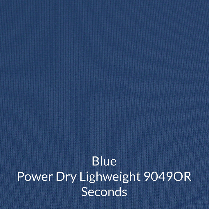 Medium blue polartec power dry lightweight seconds