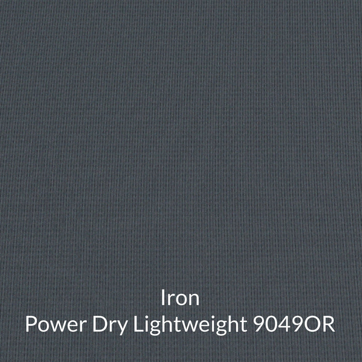 Iron dark grey polartec power dry lightweight