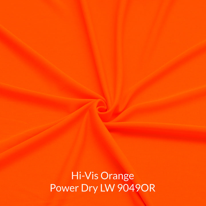 Hi vis orange polartec power dry lightweight