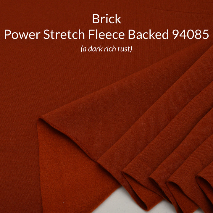 Polartec Power Stretch Fleece Backed