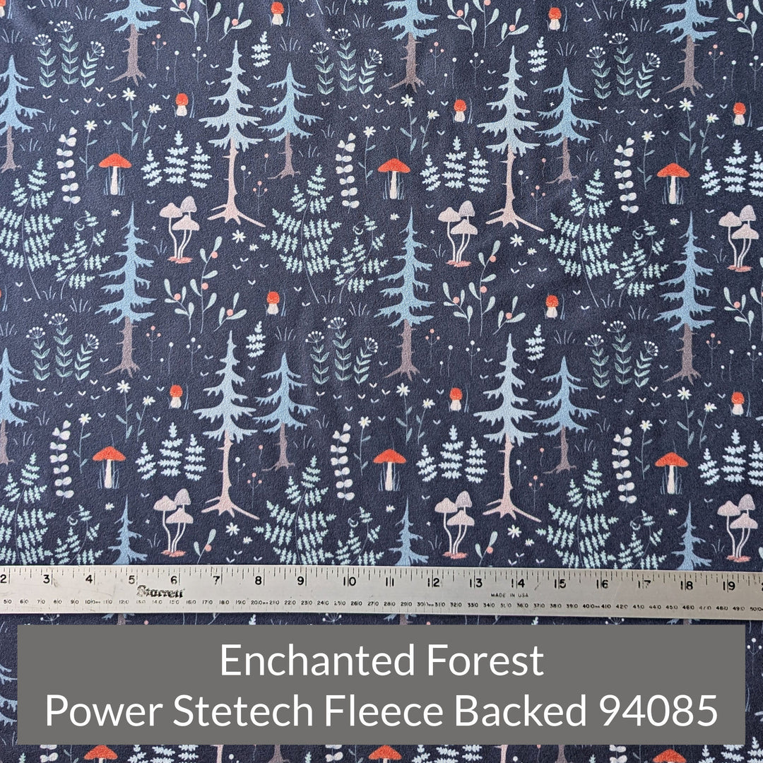 Polartec Power Stretch Fleece Backed