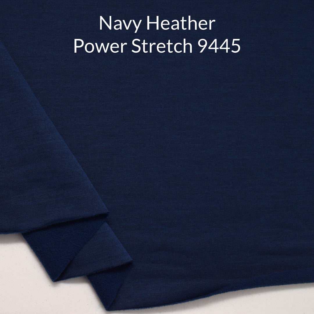 Polartec Power Stretch Fleece Backed