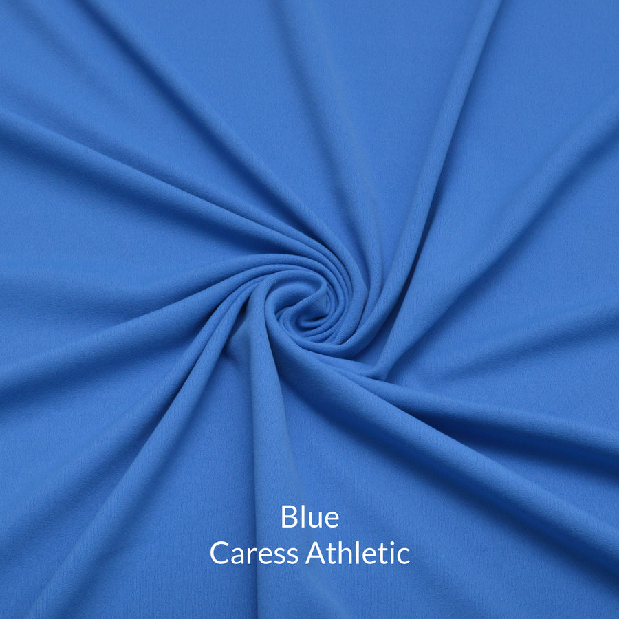 Medium Blue Shade Caress Athletic Stretch Fabric