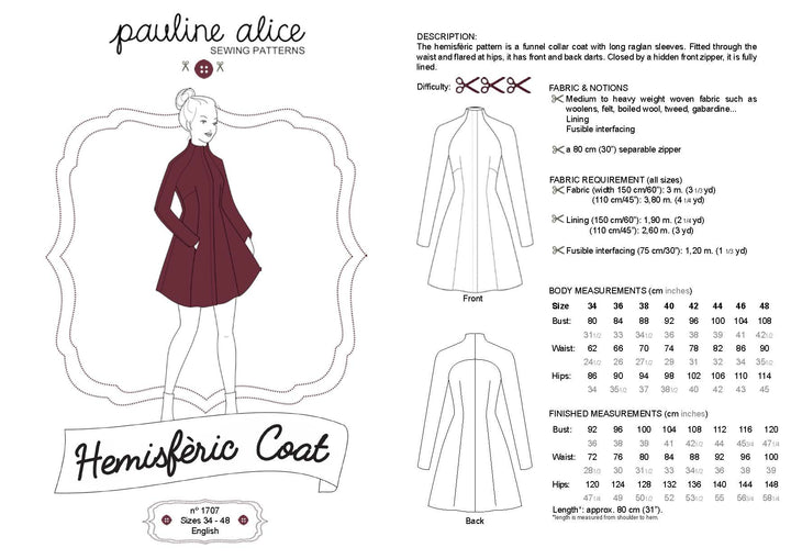 Hemisfèric coat
