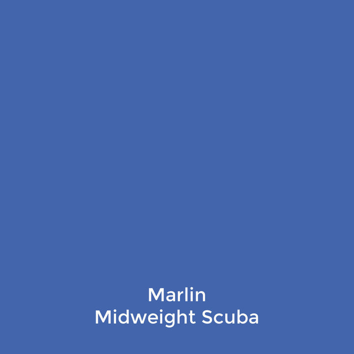 marlin soft blue with periwinkle grey tones midweight scuba legging fabric swatch
