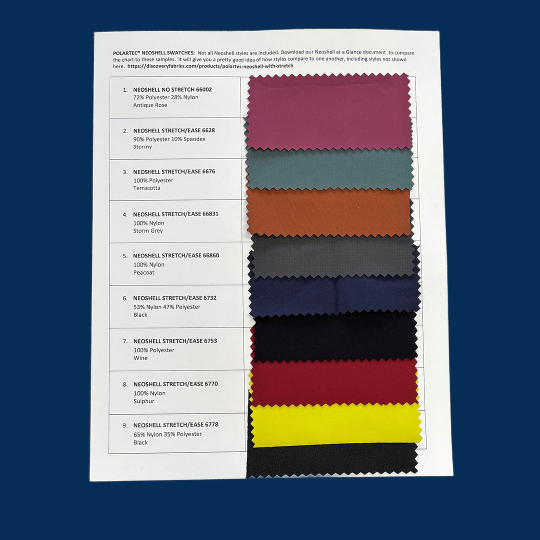 Shell Swatches Fabric Swatches – Discovery Fabrics