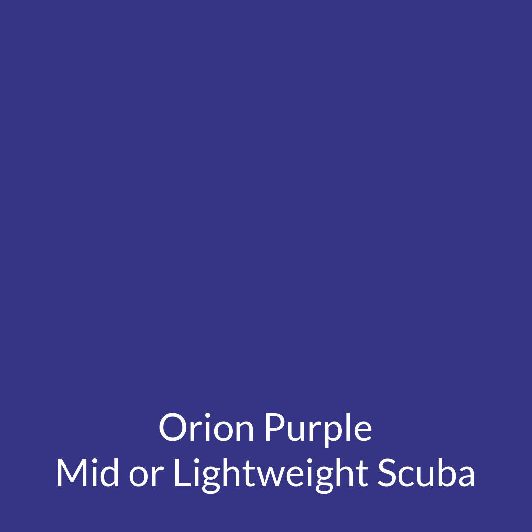 orion classic purple midweight scuba legging fabric swatch