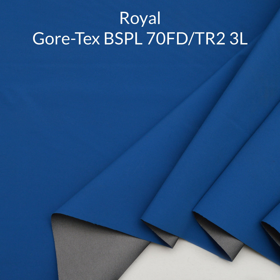 Royal Blue 3 Layer Laminate Gore Tex Fabric Style BSPL 70 FD TR2 3L