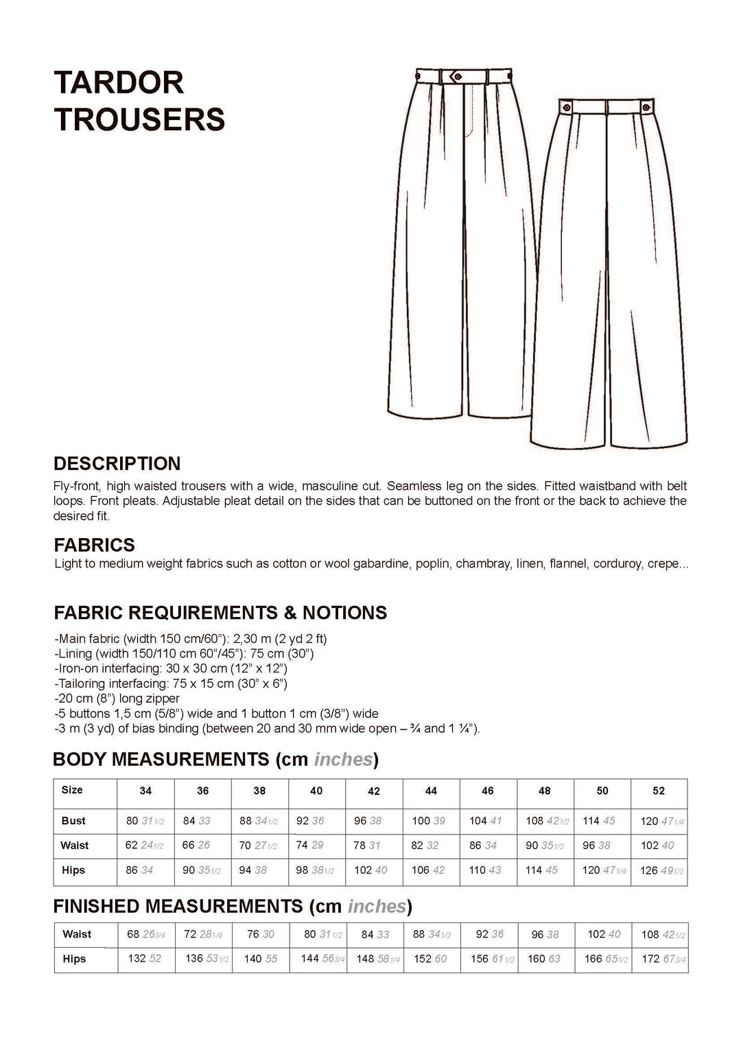 Tardor trousers