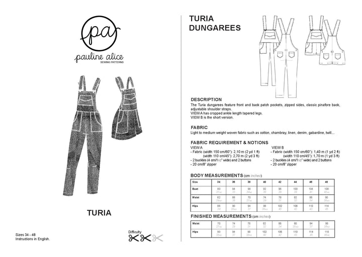 Turia Dungarees