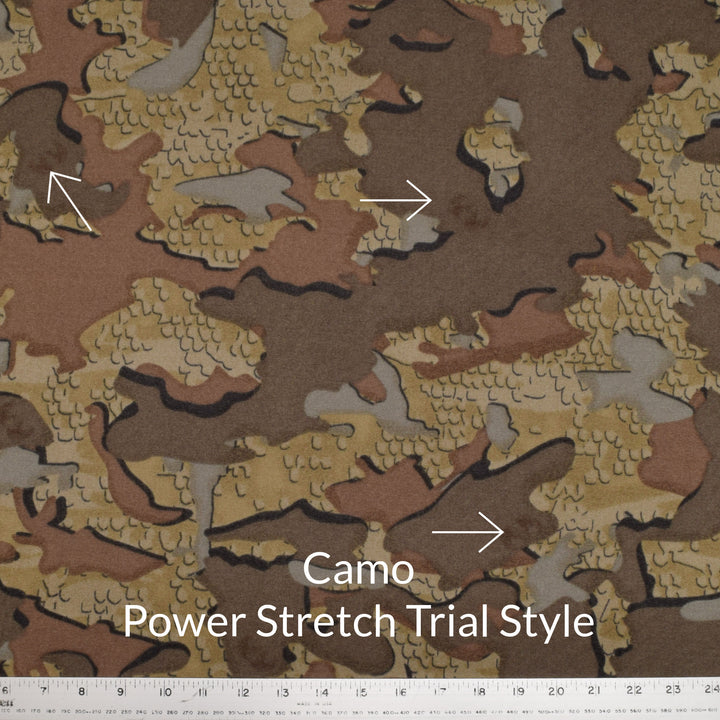 Polartec Power Stretch Fleece Backed