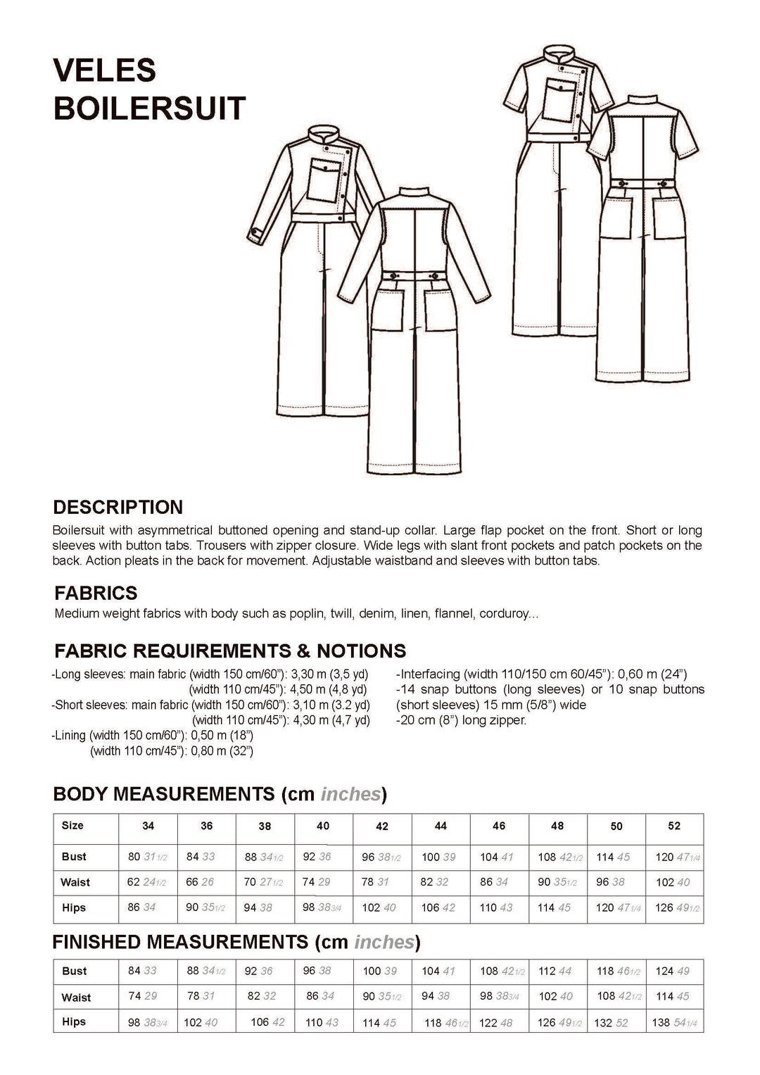 Veles boilersuit