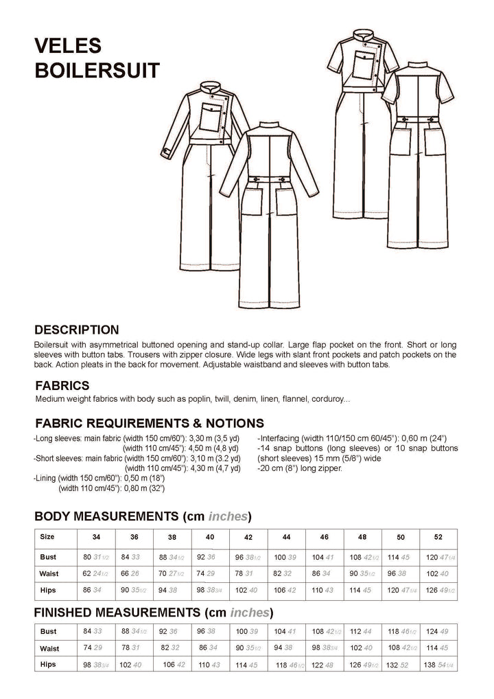 Veles boilersuit