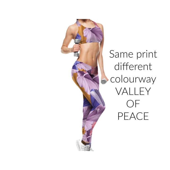 lifestyle image showing valley of peace print in a different colourway