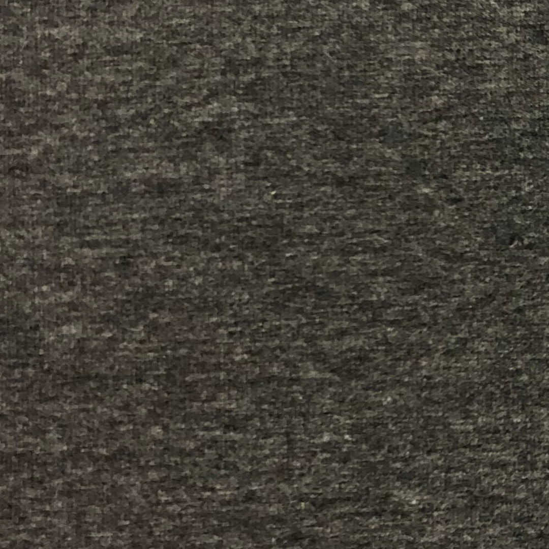 Bamboo French Terry Fabric Heather Charcoal