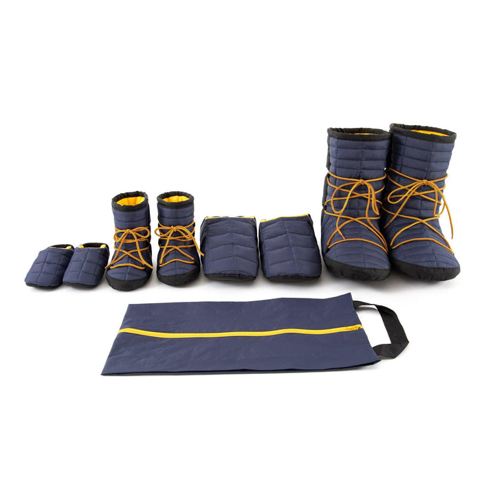 4025 // NORDIK Quilted booties and slippers with travel bag - Jalie