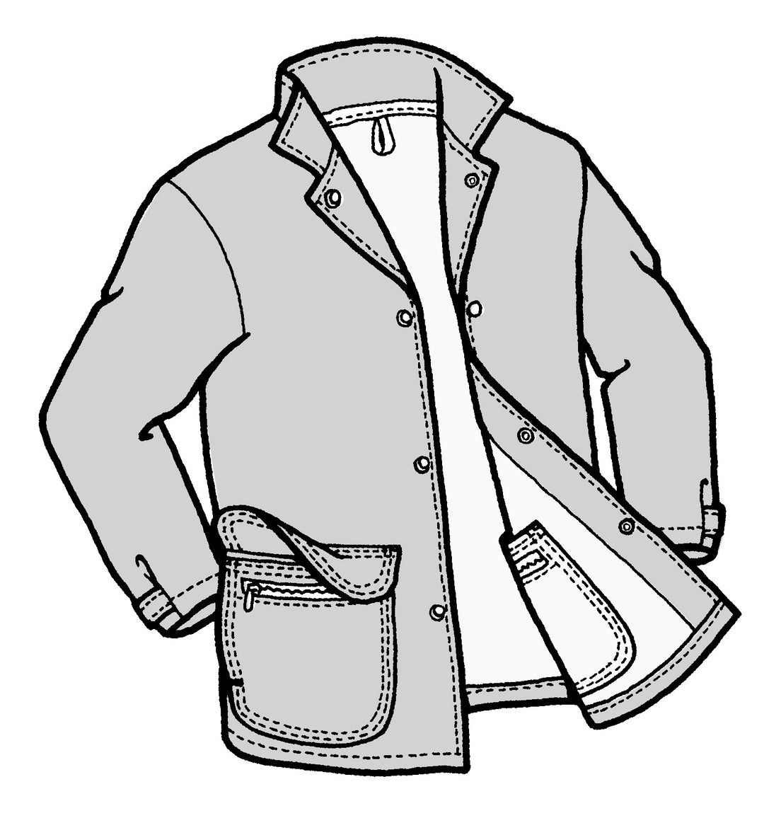 537 – Adult's Frenchglen Barn Jacket Pattern