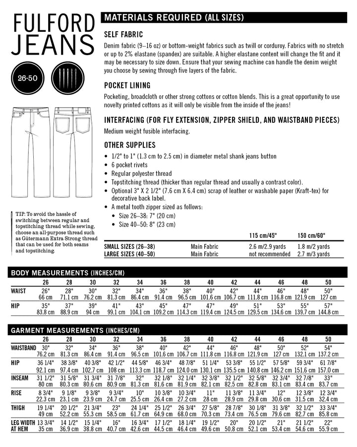 Fulford Jeans PDF