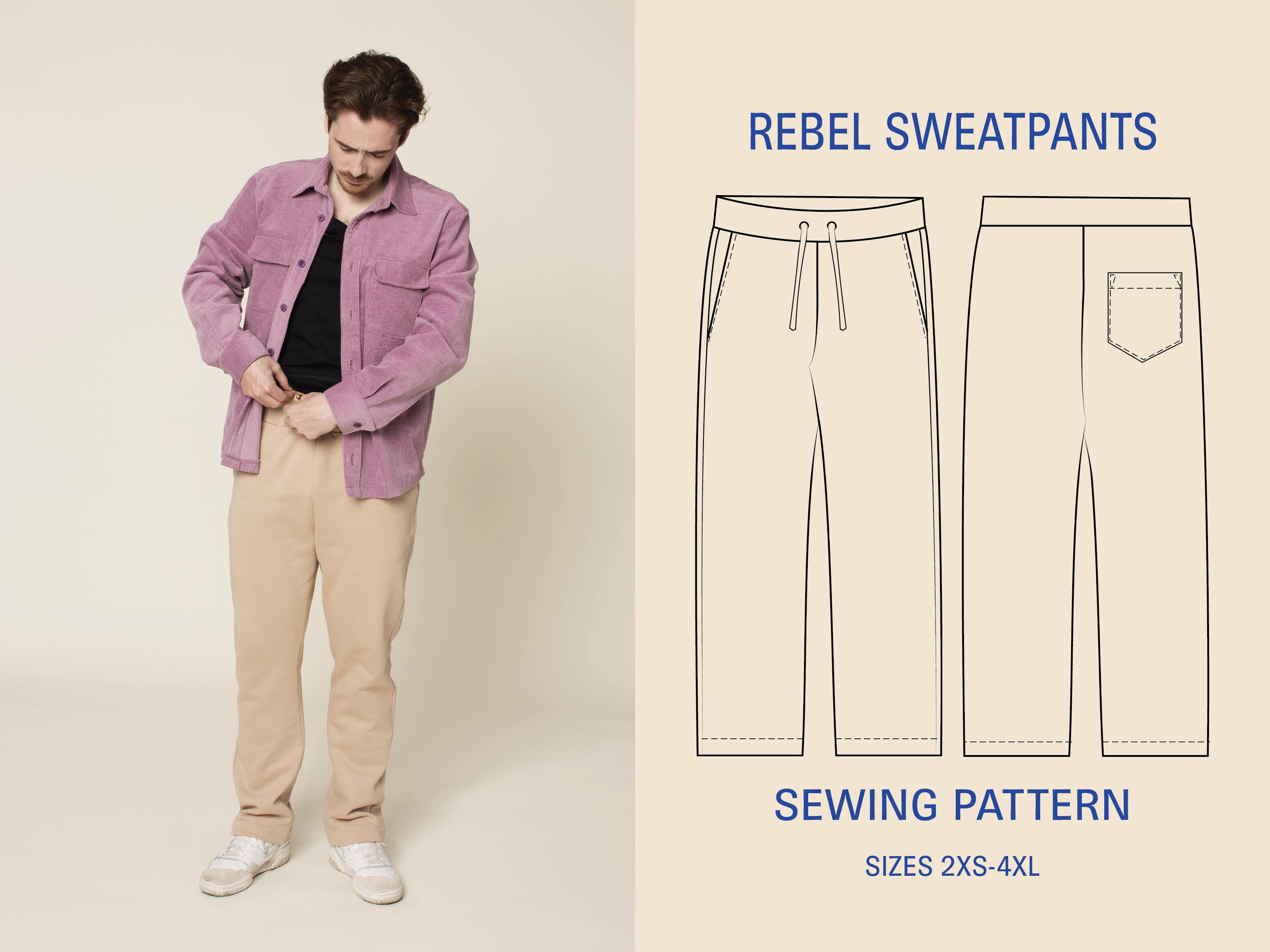 Sweatpants sewing pattern – Discovery Fabrics