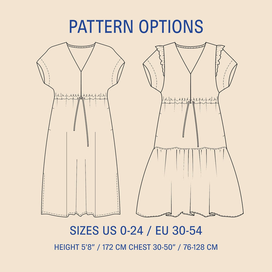Abby Dress Sewing Pattern Wardrobe By Me