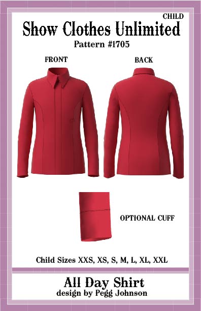 All Day (Hidden zipper) western shirt - Child - #1705