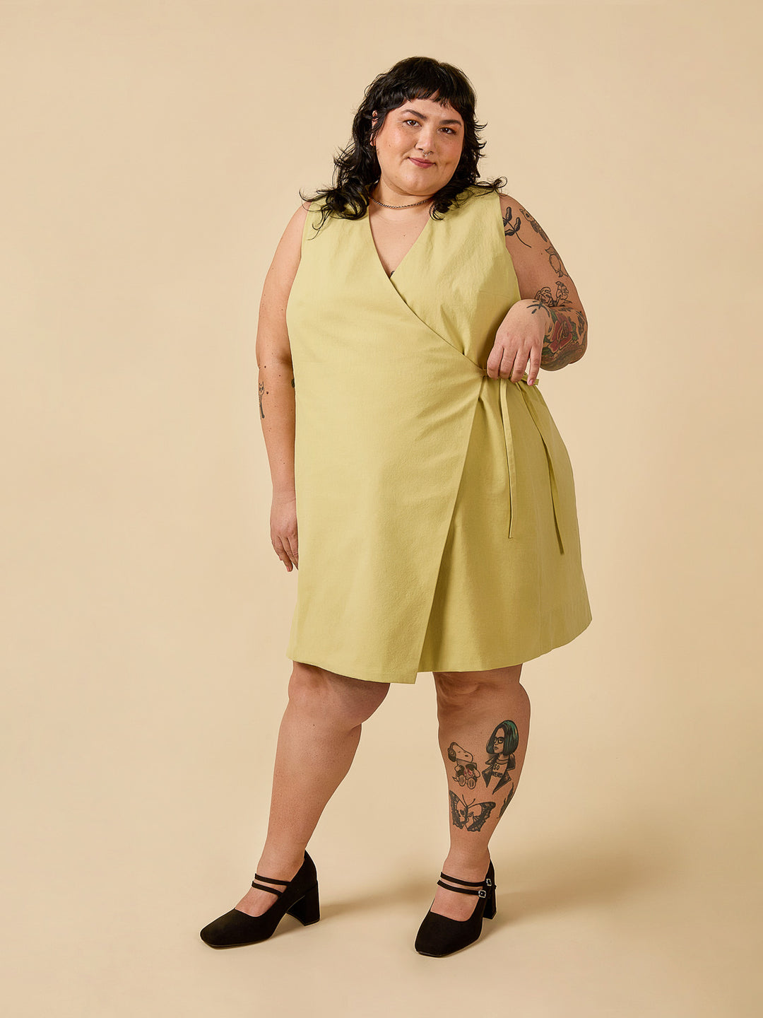 Aylin Wrap Dress + Vest 