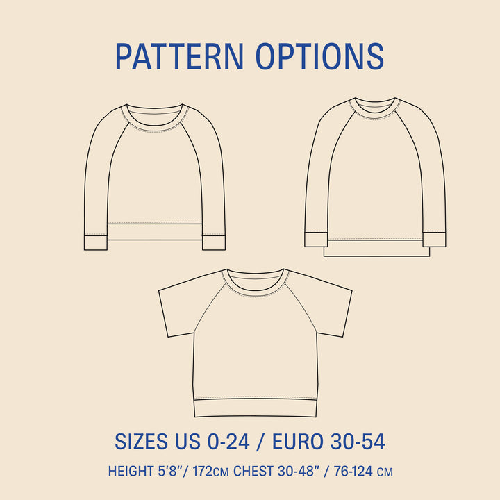 WBM Boxy raglan sweater 