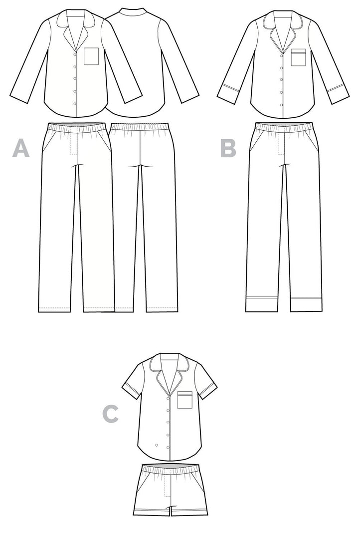 Carolyn Pajamas Pattern