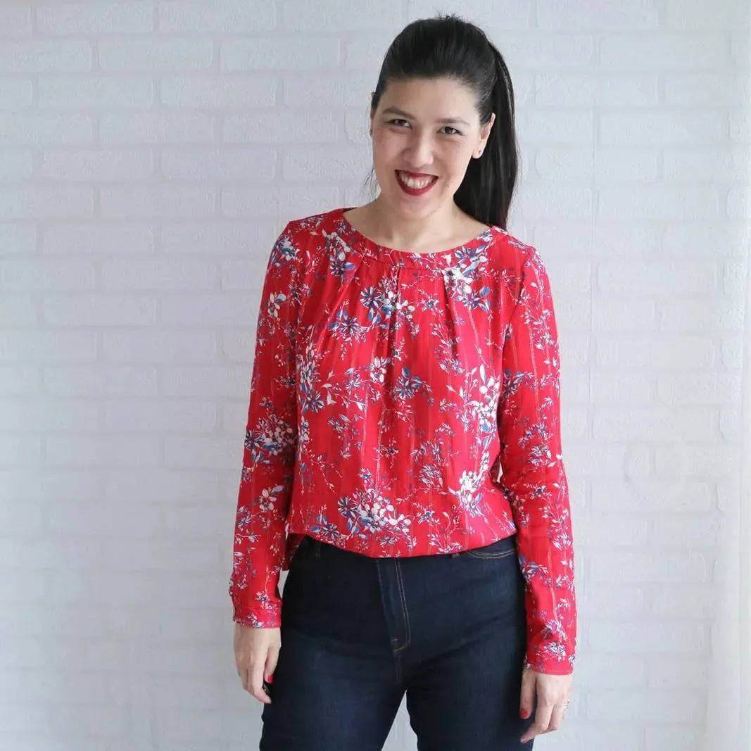 Esther Blouse sewing pattern Wardrobe By Me