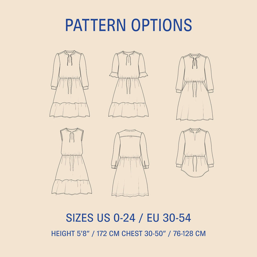 Grace Dress Sewing pattern Wardrobe By Me
