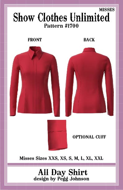 Hidden Zipper Shirt - All Day shirt - Misses  #1700