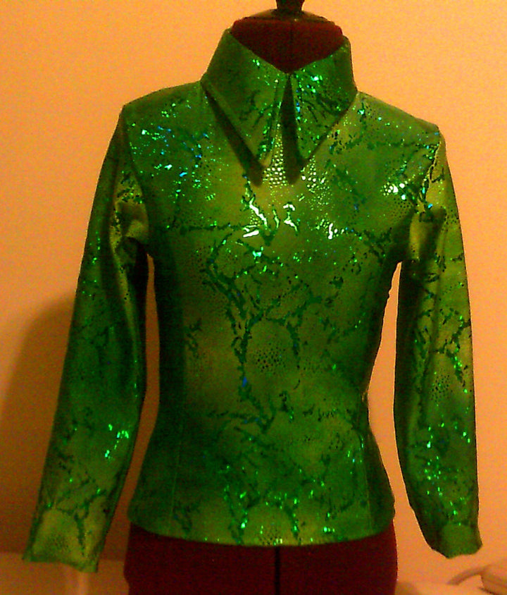 Horsemanship Shirt pattern - back zip - Child #1205