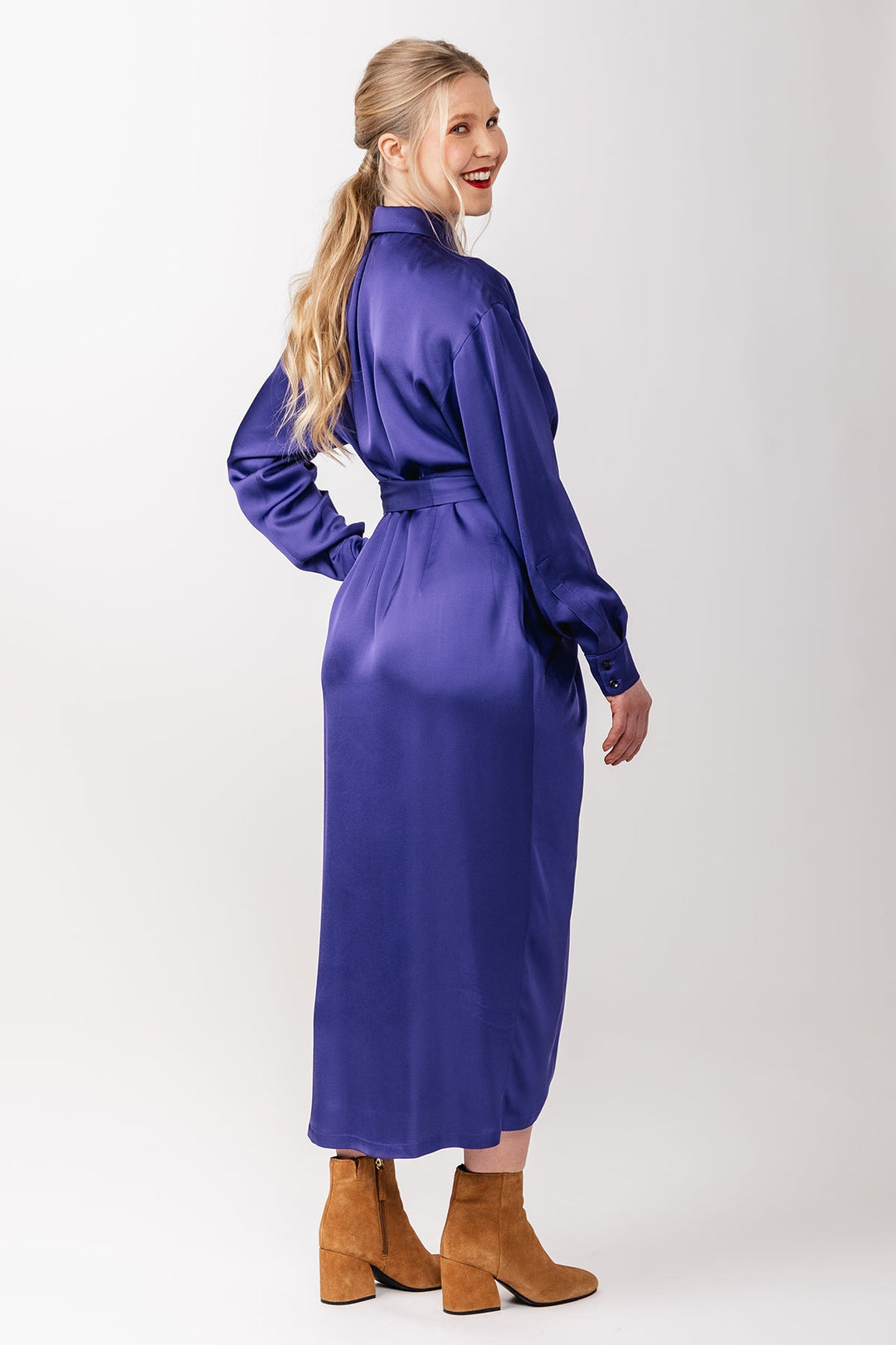 ILTA ruched shirt dress